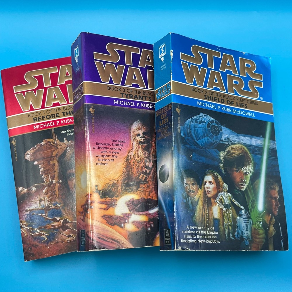 Star Wars Black Fleet Crisis Trilogy Michael P Kube-McDowell Science Fiction‎